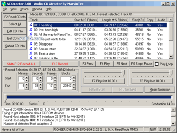 ACXtractor screenshot 3