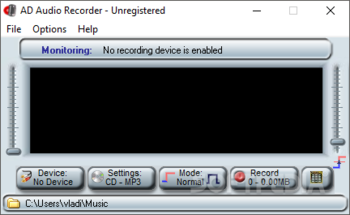 AD Audio Recorder screenshot