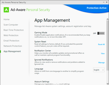 Ad-Aware Personal Security screenshot