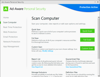 Ad-Aware Personal Security screenshot 2
