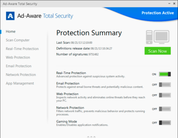 Ad-Aware Total Security screenshot