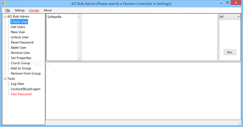 AD Bulk Admin screenshot