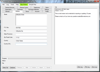 AD Bulk Users screenshot 2