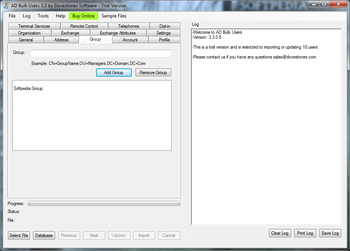 AD Bulk Users screenshot 3
