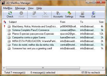 AD MailBox Manager screenshot 3