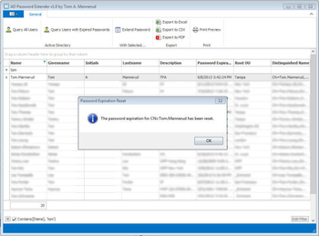 AD Password Extender screenshot