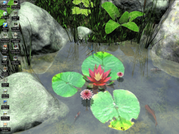 AD Water Lily - Animated Desktop Wallpaper screenshot