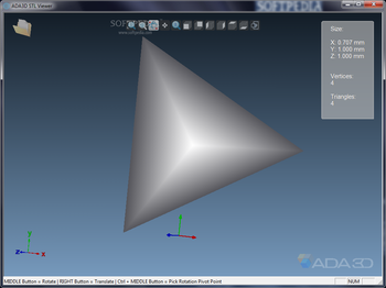 ADA3D STL Viewer screenshot