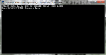 ADATA S596 Turbo Firmware Update Tool screenshot