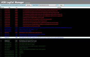 ADB LogCat Manager screenshot
