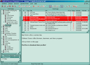AdbSoft Resource Organizer screenshot