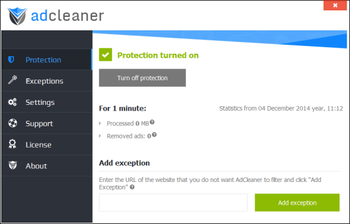 AdCleaner screenshot