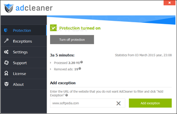 ADcleaner screenshot