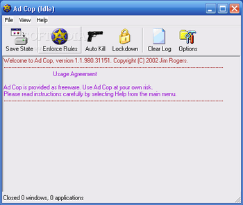 AdCop screenshot