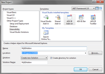 Add-in Express 2010 for Internet Explorer Professional screenshot 12