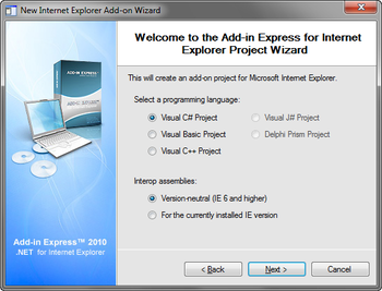 Add-in Express 2010 for Internet Explorer Professional screenshot 13