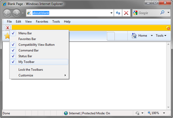 Add-in Express 2010 for Internet Explorer Professional screenshot 6