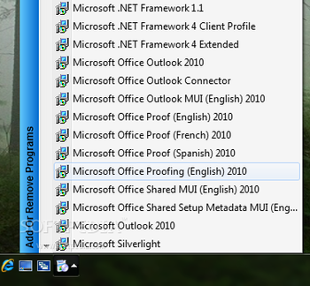 Add or Remove Programs screenshot 2