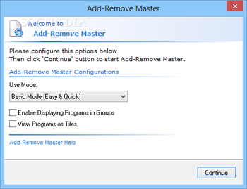 Add-Remove Master screenshot