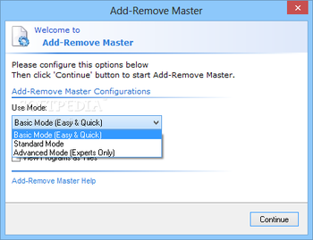 Add-Remove Master screenshot 2
