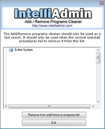 Add-Remove Programs Cleaner screenshot
