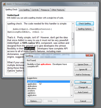 Addict Spell Check for VCL screenshot 2
