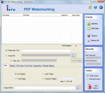Adding Watermark to PDF screenshot