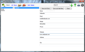 Address Book screenshot