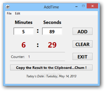 AddTime screenshot