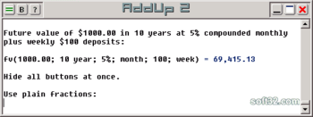 AddUp screenshot