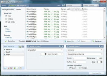 Adero Renamer screenshot 2