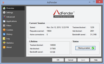 AdFender Free screenshot