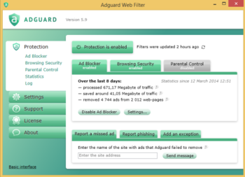 Adguard for Windows screenshot