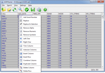 ADIF Master screenshot