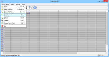 ADIF Master screenshot 2