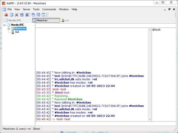 AdiIRC  screenshot 2