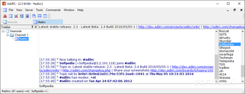 AdiIRC screenshot