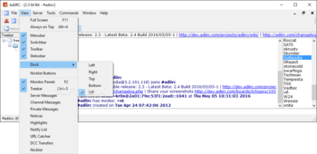 AdiIRC Portable screenshot 2