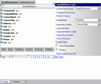 Adillis smartDBforms.NET screenshot 2