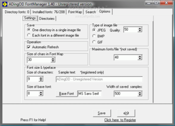 ADingOD FontManager screenshot 3