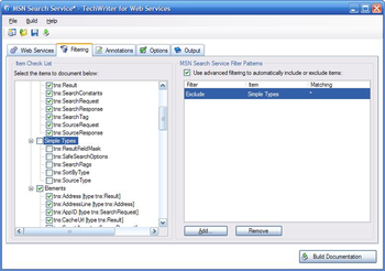 Adivo TechWriter for Web Services screenshot