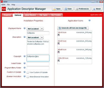 ADM - Application Descriptor Manager screenshot 2
