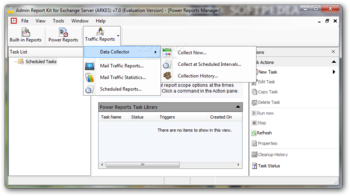 Admin Report Kit for Exchange Server (ARKES) screenshot