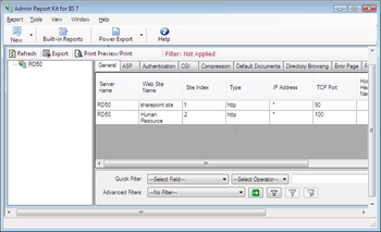 Admin Report Kit for IIS 7 - (ARKIIS) screenshot 2