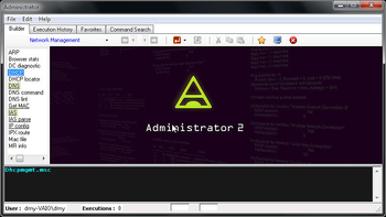 Administrator screenshot