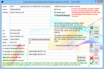 Adminsoft Accounts screenshot 2