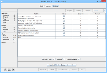 Adobe Acrobat 9 Professional ACE Exam Aid screenshot 4