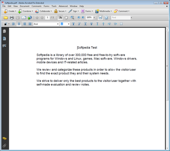 Adobe Acrobat Pro Extended screenshot