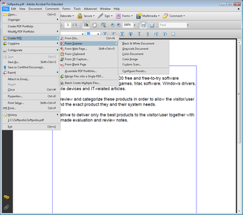 Adobe Acrobat Pro Extended screenshot 2