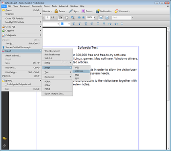 Adobe Acrobat Pro Extended screenshot 3